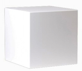Loungetisch "Cube" 40*40cm, MDF ,weiß
